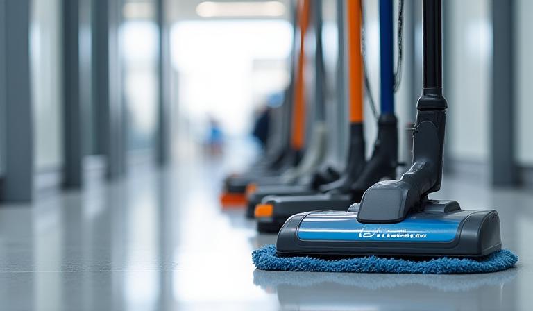 Equipamiento de limpieza industrial de alta tecnología con filtros HEPA